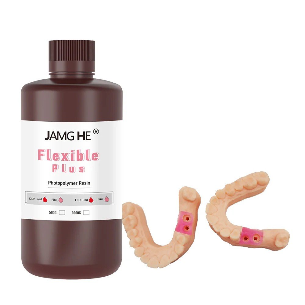 JAMG HE 405nm Gingiva Mask Flexible Plus Resin – 500gm